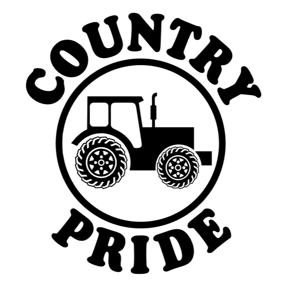 Vinyl Decal Sticker, Truck, Car, Country Pride Tractor