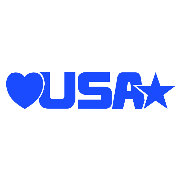 Vinyl Decal Sticker, Truck, Car, love USA 1